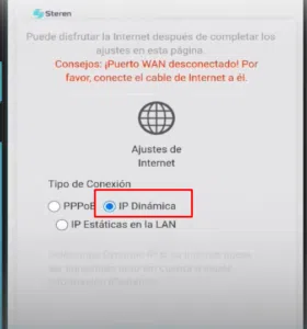 IP dinámica Steren